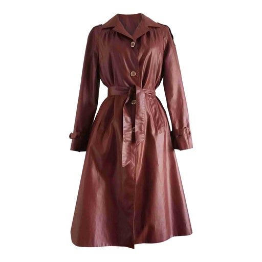 Belted trench coat