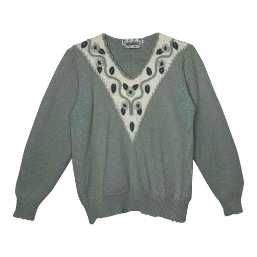 Floral sweater