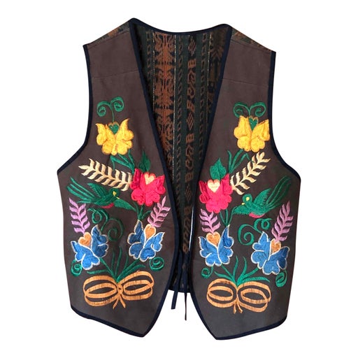 Embroidered vest