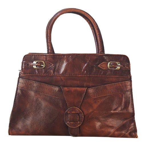 Leather handbag
