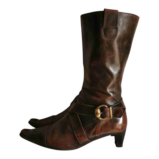 Bottes en cuir