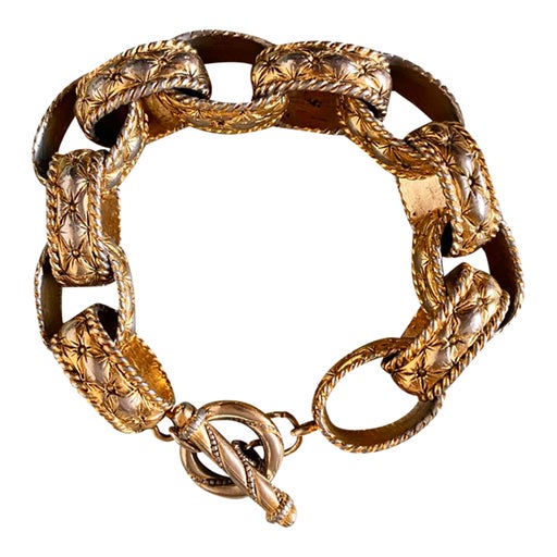 Bracelet doré 80's