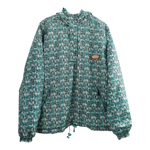 Patterned down jacket