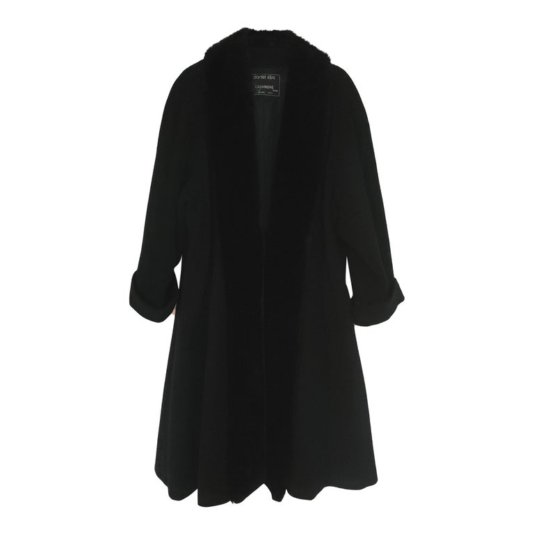 Manteau en laine et cachemire