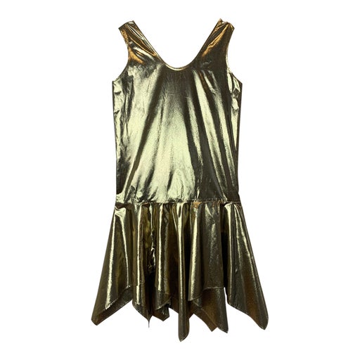 golden dress