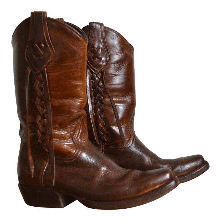 Santiags en cuir