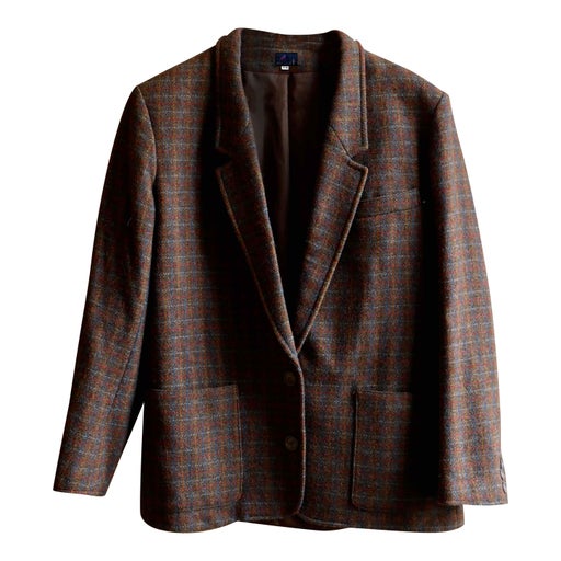 Checked blazer
