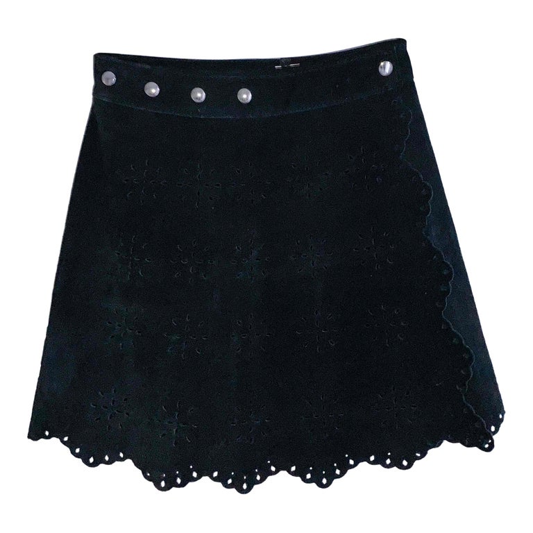 Jupe en cuir 