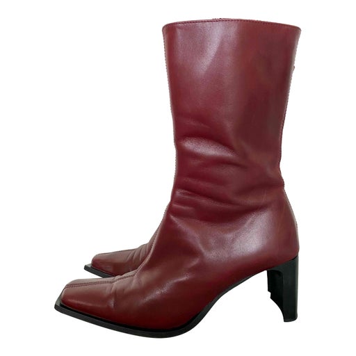 Bottines en cuir 