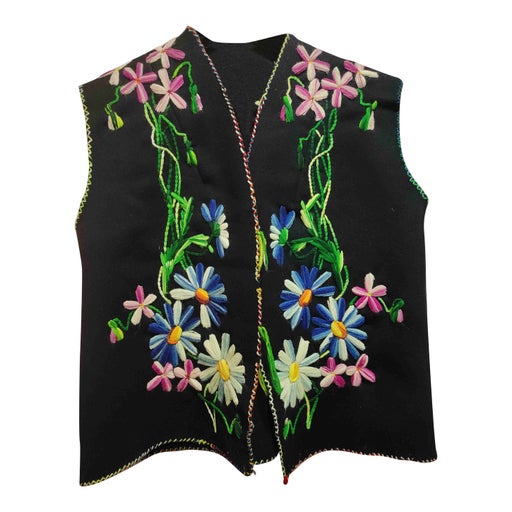 Embroidered vest