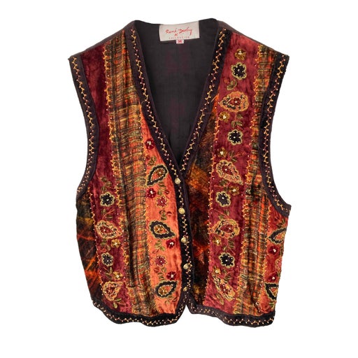 Velvet waistcoat