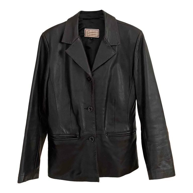 Blazer en cuir