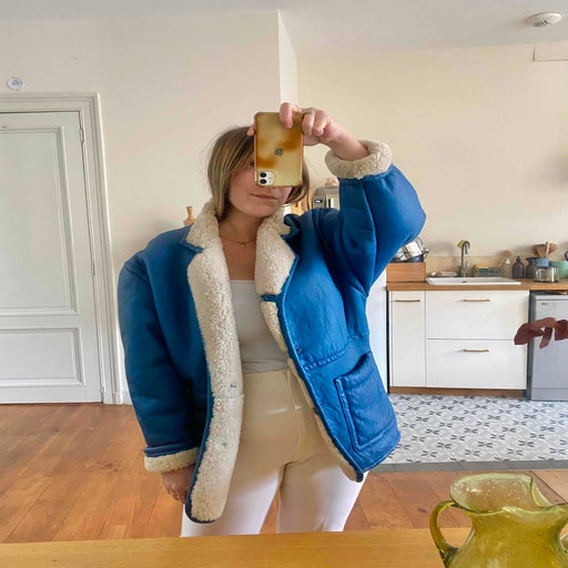 Shearling coat