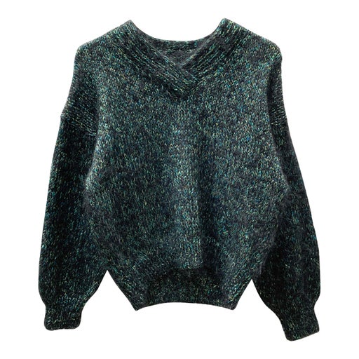 Shiny knit sweater