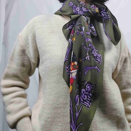 Karl Lagerfeld silk scarf
