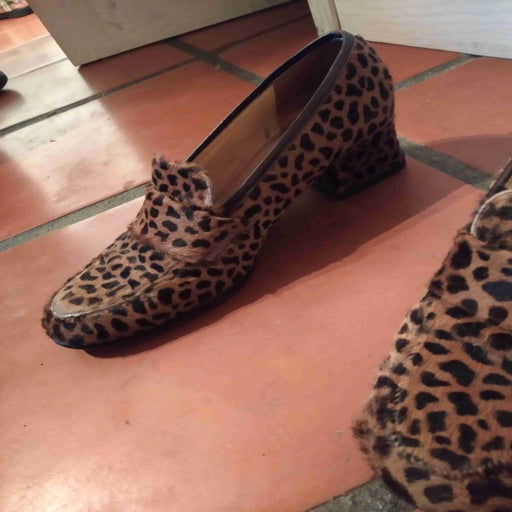 Leopard moccasin sales