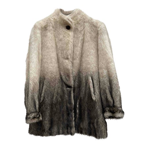 Faux fur coat