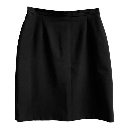 80's black mini skirt