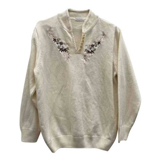 Embroidered sweater