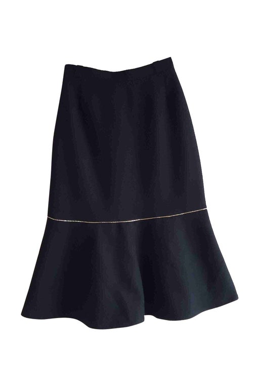80's black skirt