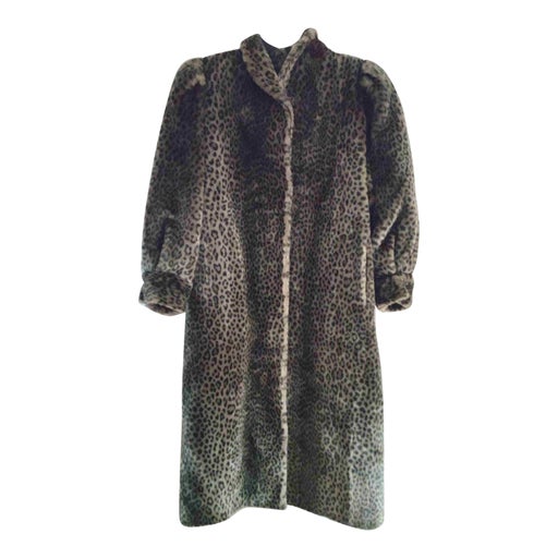 Faux fur coat