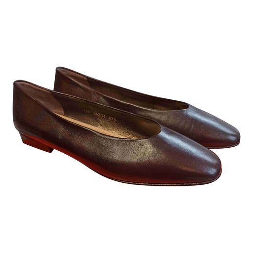 Ballerines en cuir 
