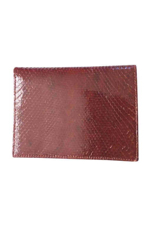 Exotic leather wallet