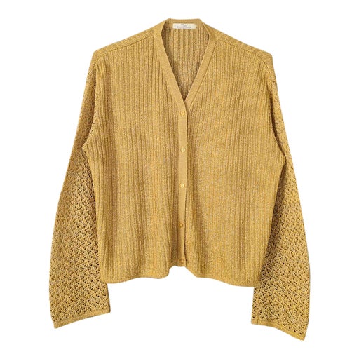 Cardigan doré