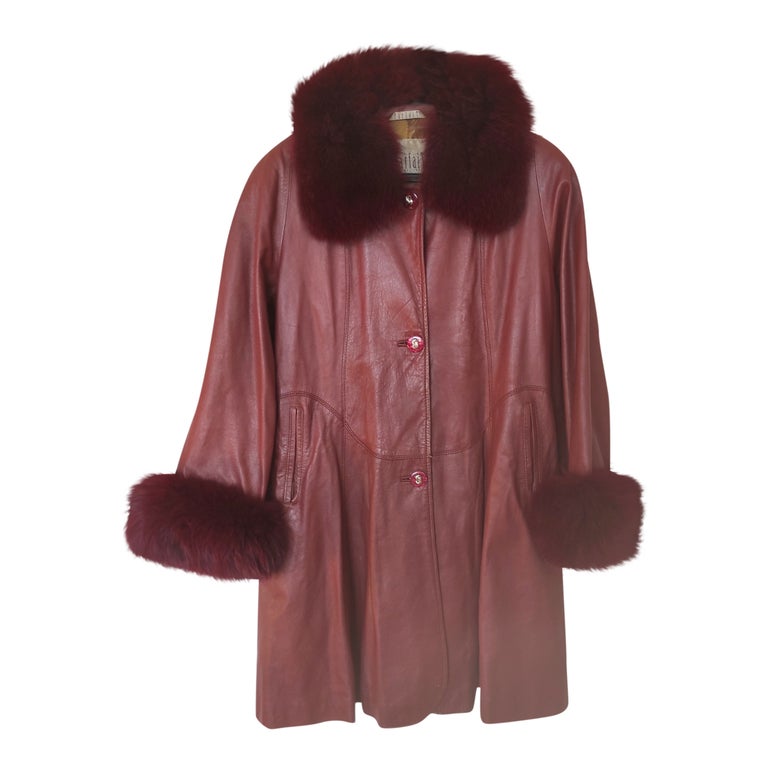 Manteau en cuir 