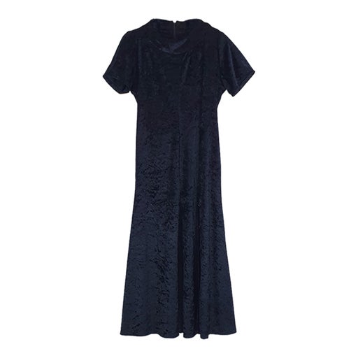 Long velvet dress