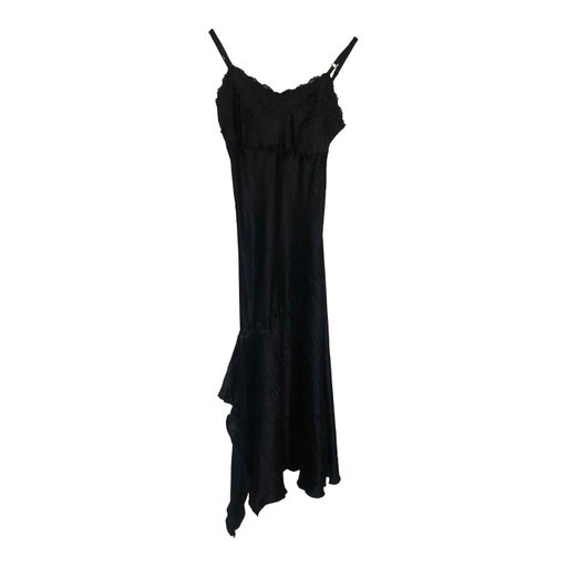 Long satin dress