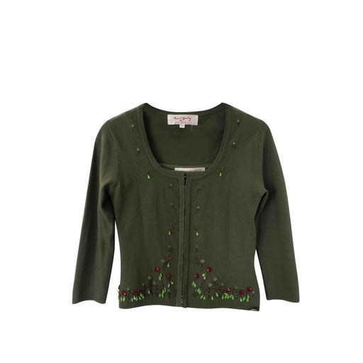 Twin set embroidered