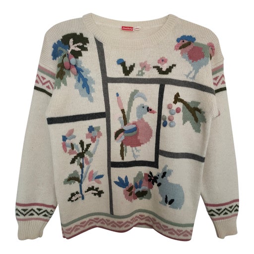 Embroidered sweater