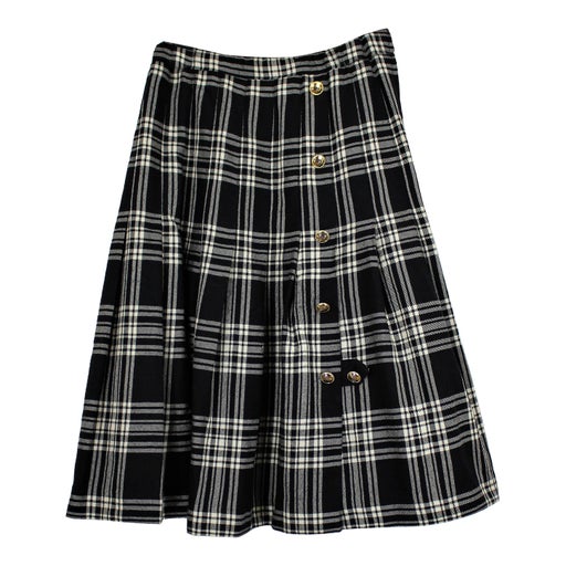 Jupe tartan en laine 