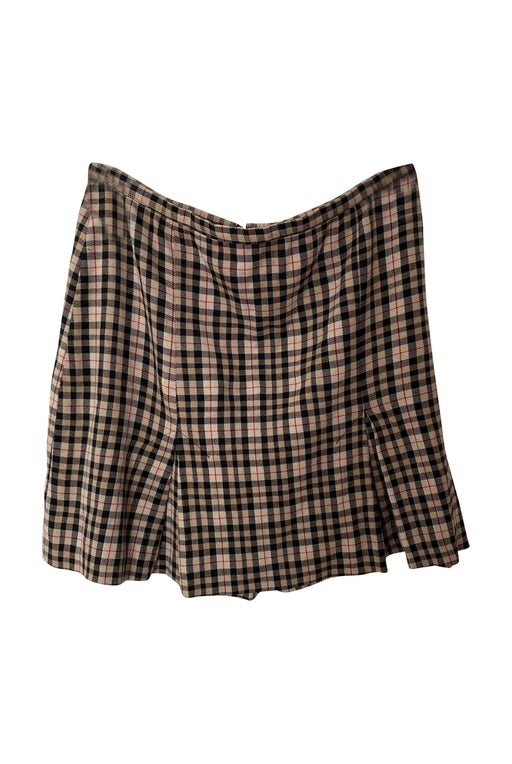 Tartan mini skirt