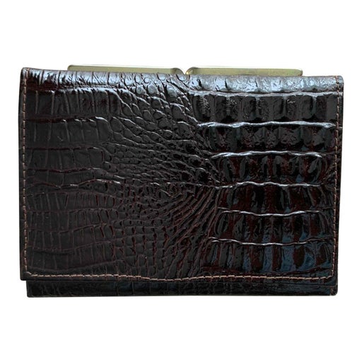Pochette en cuir exotique