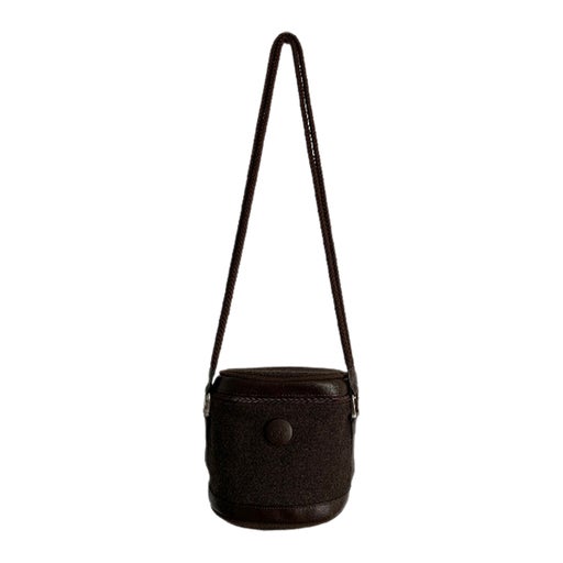 Wool and leather bag