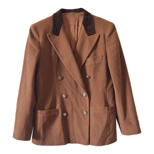 Blazer en laine et cachemire