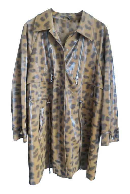 Leopard raincoat