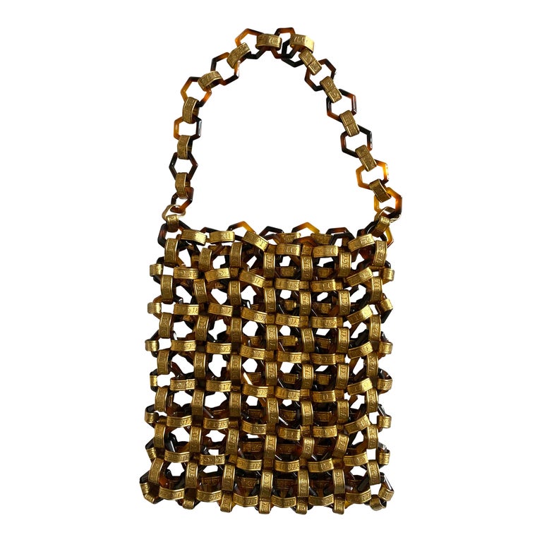 Sac mini doré 