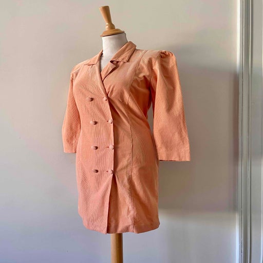 Robe en velours côtelé