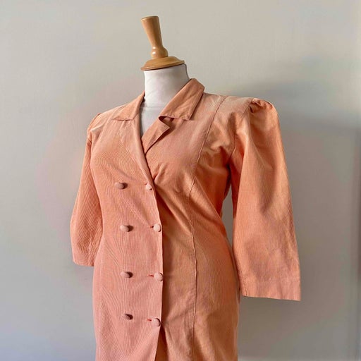 Robe en velours côtelé