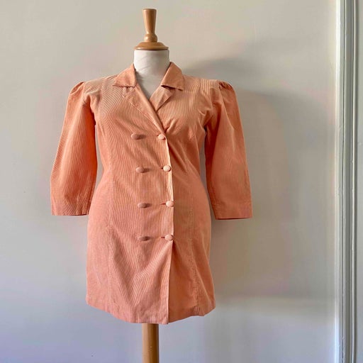 Robe en velours côtelé