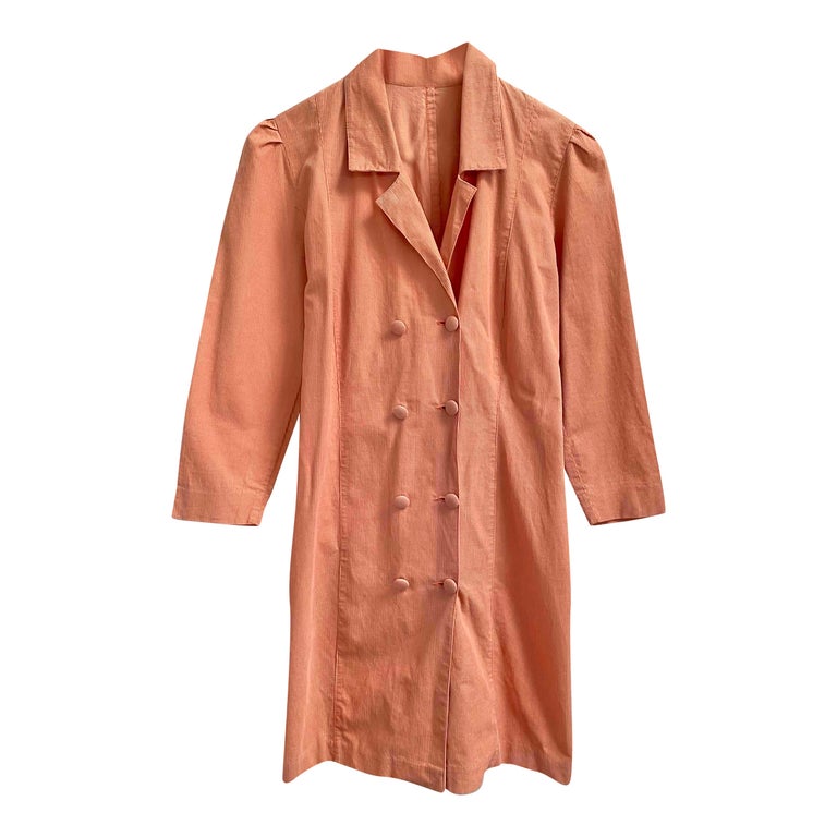 Robe en velours côtelé