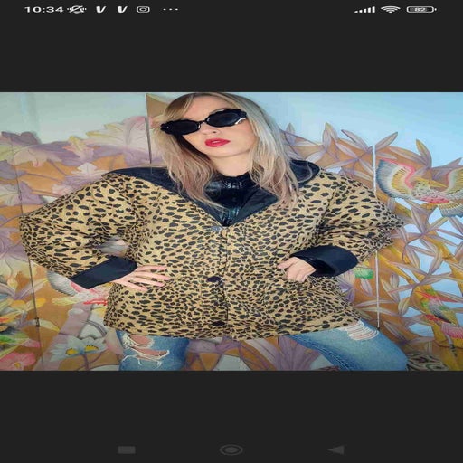 Leopard parka