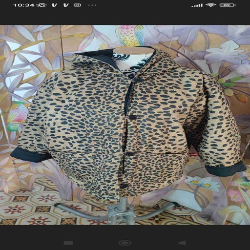 Leopard parka
