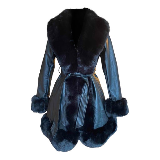 Faux fur coat