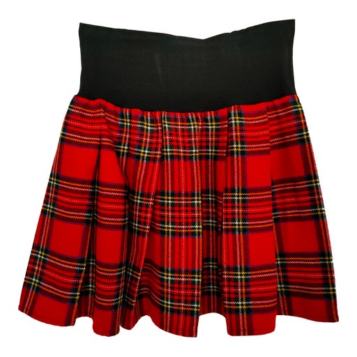 Tartan pleated skirt