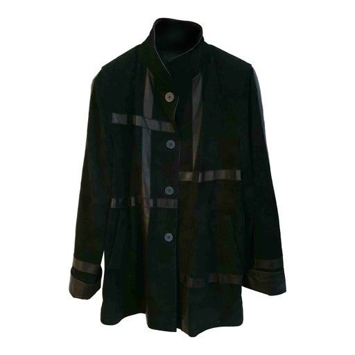 Suede and leather jacket