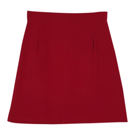 Suedette mini skirt